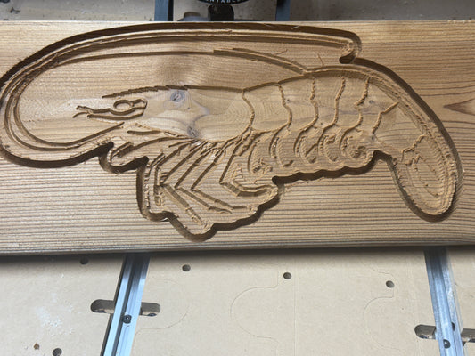 Shrimp carve